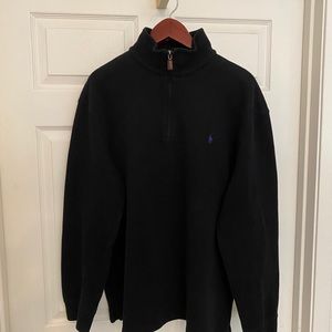 Black Polo Pullover XXL